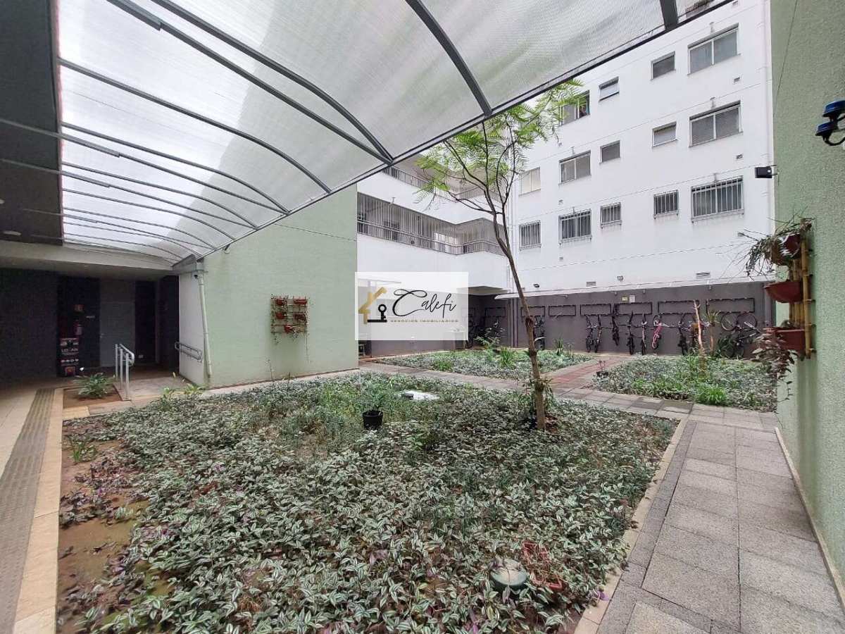 Apartamento para alugar em São Paulo, Campos Elíseos, com 1 quarto, 40m² - Calefi Imóveis