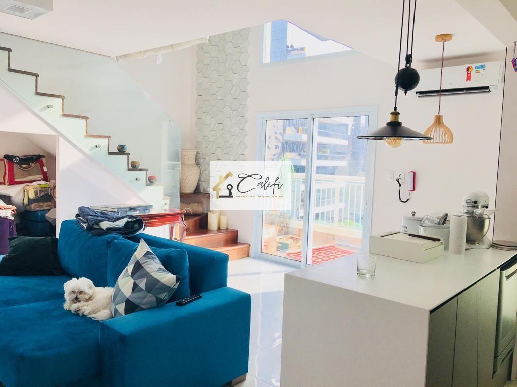 Duplex com 1 quarto, 78m², à venda em São Paulo, Vila Nova Conceição - Calefi Imóveis