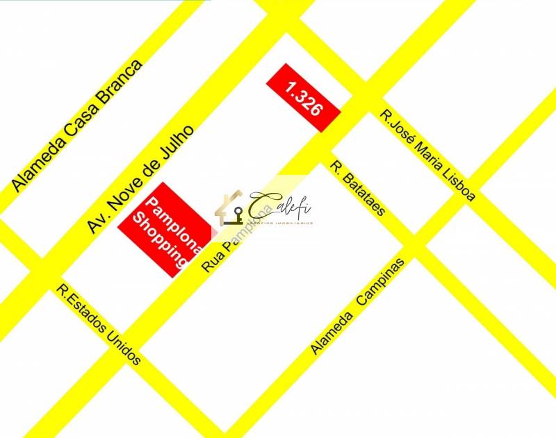 Sala comercial, 47m² em São Paulo, Jardim Paulista - Calefi Imóveis